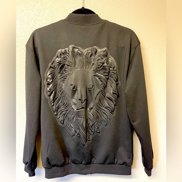 Scissors Jackets & Coats Lion Head Embossed Jacket Poshmark